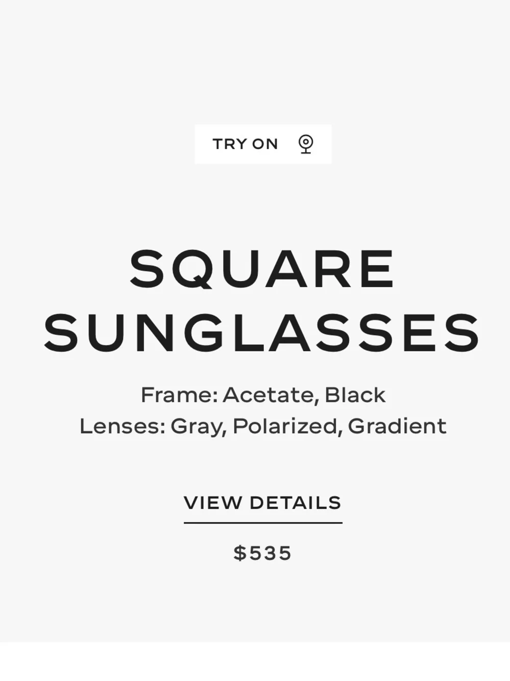 Chanel Square Sunglasses
